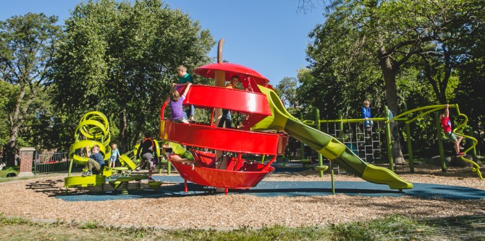 Apple themed playground.