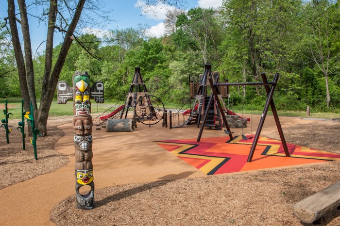 Native American inspired playground.